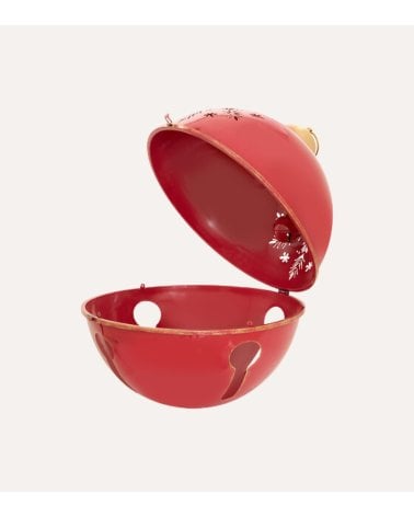 Cascabel con Copo de Nieve para Decoración Navideña