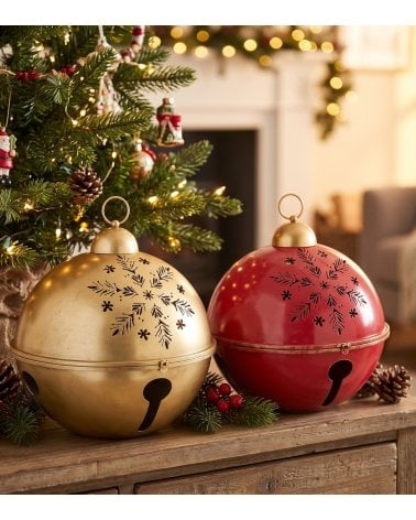 Cascabel con Copo de Nieve para Decoración Navideña