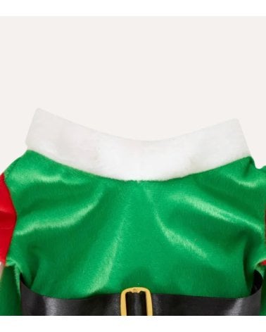 Disfraz para Perro de Elfo Navideño con Cinturón