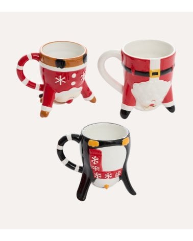 Taza Personaje Navideño Alrevés de Dolomita