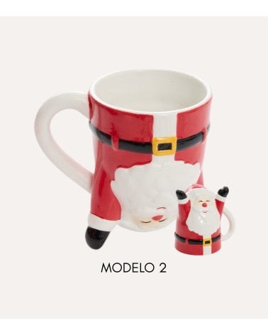 Taza Personaje Navideño Alrevés de Dolomita