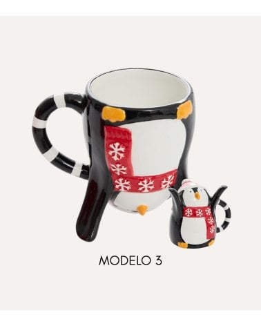 Taza Personaje Navideño Alrevés de Dolomita
