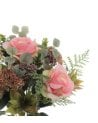 Ramo de Rosas Exóticas Artificiales - Decoración Elegante para Hogar y Eventos-3