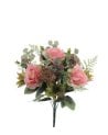 Ramo de Rosas Exóticas Artificiales - Decoración Elegante para Hogar y Eventos-1