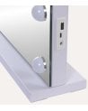 Espejo con Bombillas LED Rectangular y Horizontal Táctil de Mesa