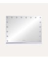 Espejo con Bombillas LED Rectangular y Horizontal Táctil de Mesa