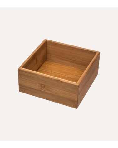 Caja Organizador Tidy Smart Cuadrado para Cajones de Bambú