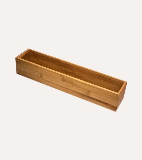 Caja Organizador Tidy Smart Estrecho para Cajones de Bambú