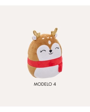 Peluche Mini Squishy Navideño de Poliéster