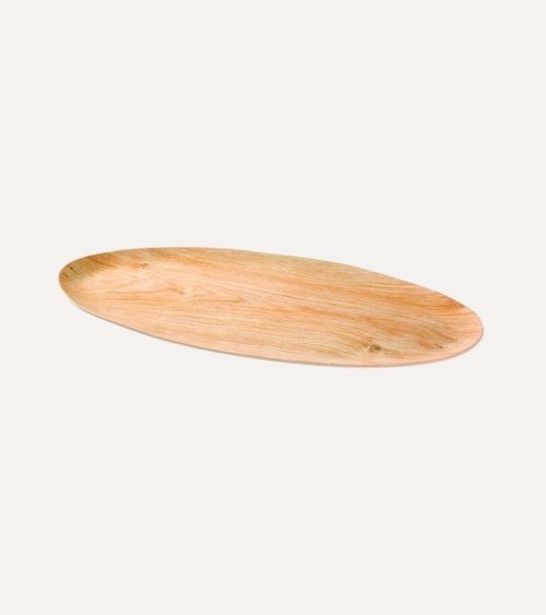 Plato de Presentación Estilo Madera de Melamina