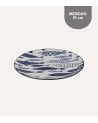 Plato Llano Huelva de Porcelana