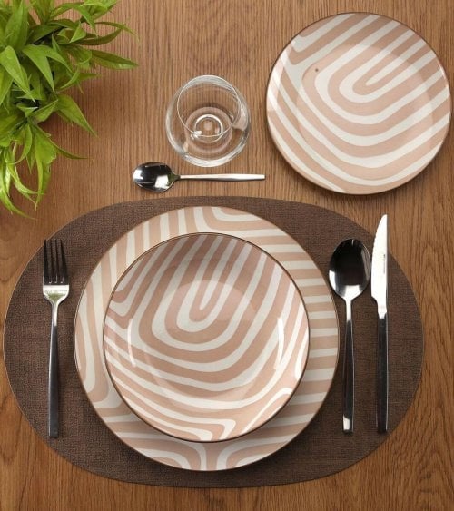 Vajilla de 18 Piezas Denali de Porcelana