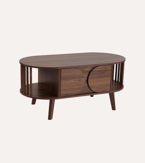Mesa de Centro con Cajón de MDF
