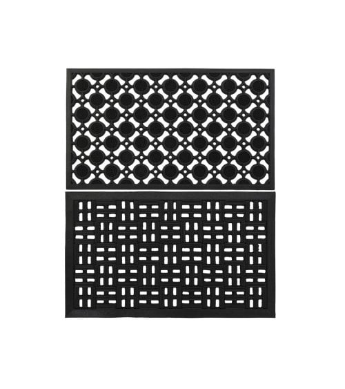 Felpudo Antideslizante de Goma 45x75cm, Dos Modelos Disponibles-2