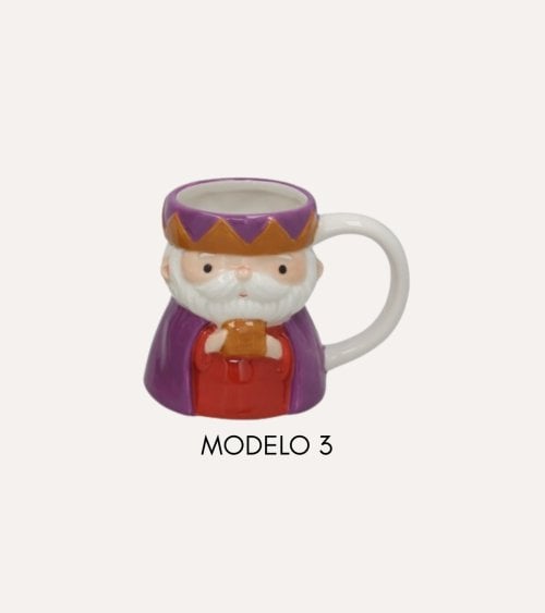 Taza Reyes Magos de Cerámica