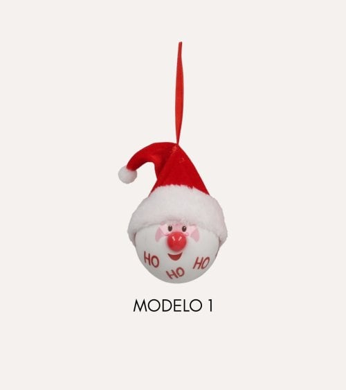 Colgante de Esfera con Papá Noel para Árbol