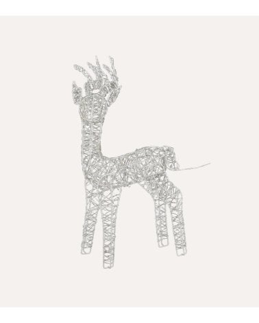 Reno Navideño con LED para Exterior de Acero