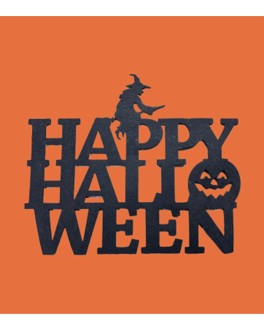 Cartel para puerta Halloween