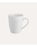 Taza Mug Relieve con Puntos de Porcelana