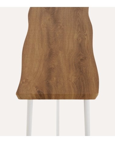 Set de Mesa y 2 Sillas Altas Lizzy de Metal y Madera