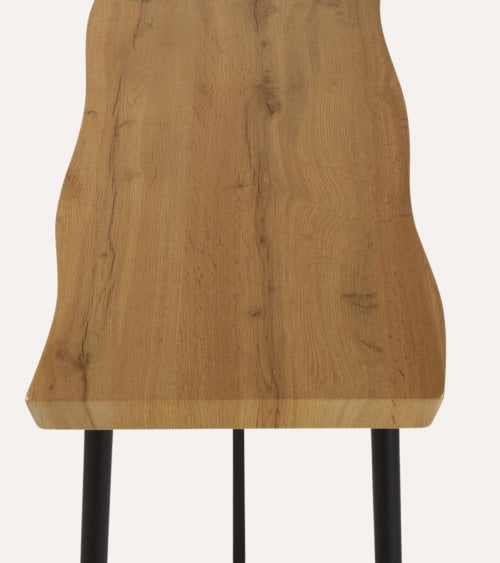 Set de Mesa y 2 Sillas Altas Lizzy de Metal y Madera