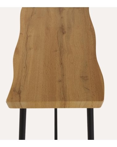 Set de Mesa y 2 Sillas Altas Lizzy de Metal y Madera