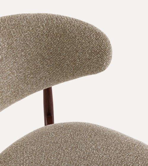 Silla Alta Zoe de Metal y Poliéster