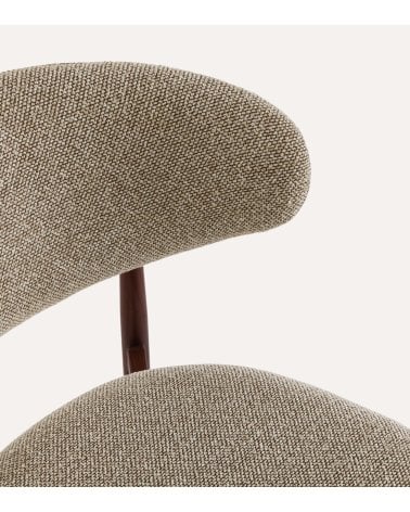 Silla Alta Zoe de Metal y Poliéster