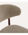 Silla Alta Zoe de Metal y Poliéster