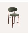 Silla Alta Zoe de Metal y Poliéster