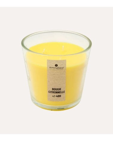 Vela Citronela Nina con Triple Mecha Antimosquitos