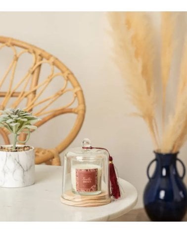 Vela Aromática Loli con Campana y Base Decorativa