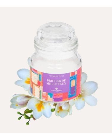 Vela Aromática Jomy Artística en Tarro de Cristal