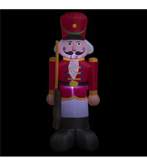 Artículo de Navidad Cascanueces LED inflable H 180