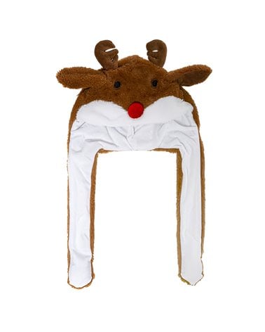 GORRO DE RENO CON OREJAS MÓVILES