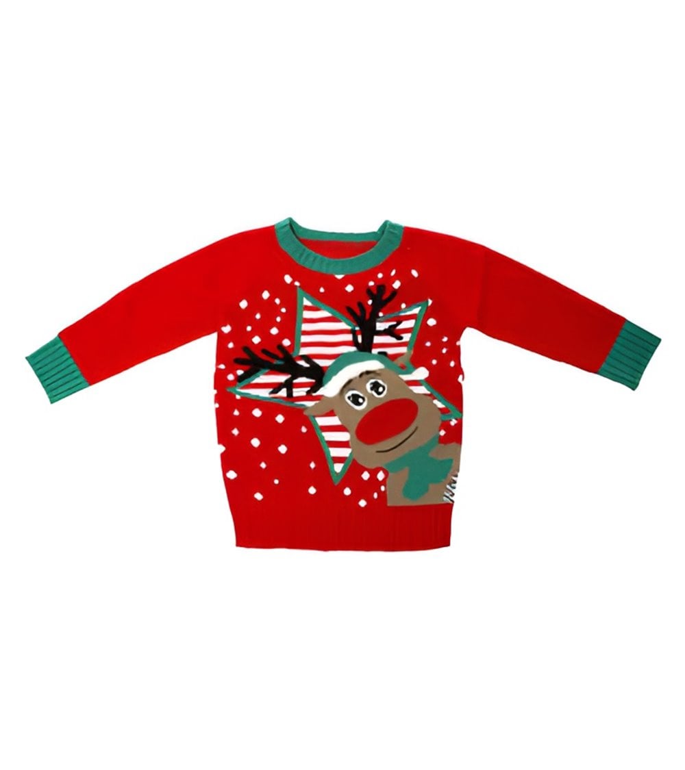 Jersey de Navidad infantil Reno 4 - 6 6 - 8