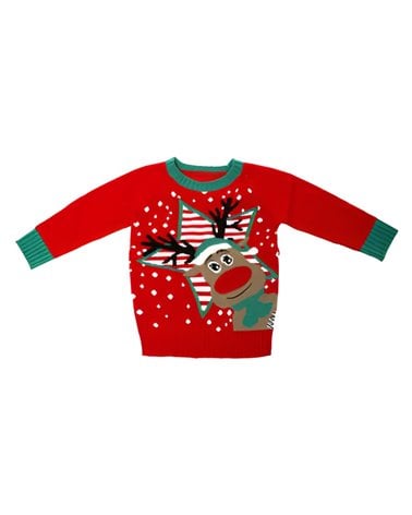 Jersey de Navidad infantil Reno 4 - 6 6 - 8