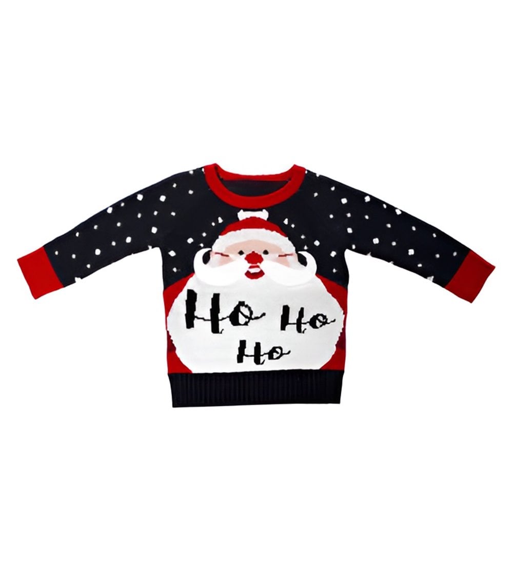 Jersey de Navidad para niños Papá Noel Divertido 4-6 6-8