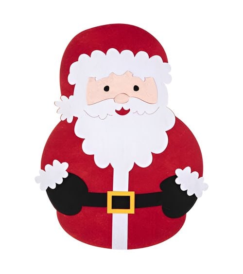 Set de mesa de Papá Noel de fieltro 50 x 38 cm