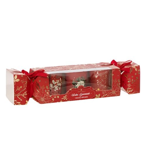 Vela perfumada impresa rojo 45g x3