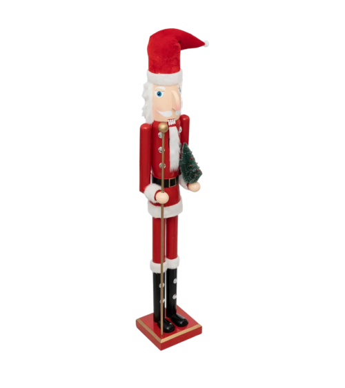 Papá Noel Cascanueces Decorativo, Altura 106cm