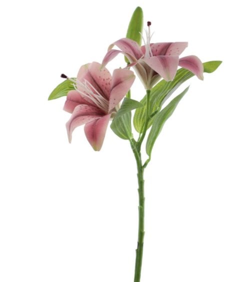 Lirio Artificial de Alta Calidad y Durabilidad de 38 cm para Decoración del Hogar-2