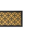 Felpudo de Goma y Coco Tobago, Alfombra Entrada 25x75cm Resistente y Duradera-3