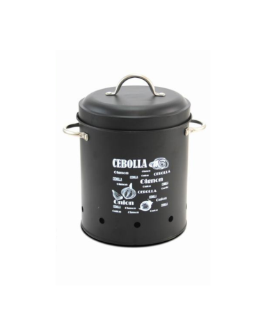 Bote de Metal Samay para Almacenamiento de Cebollas