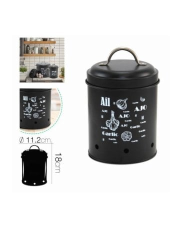 Bote de Metal para Ajo Samay