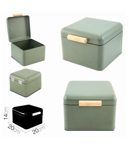 Caja de metal - Ideal para organización de cocina