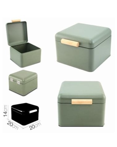 Caja de metal - Ideal para organización de cocina