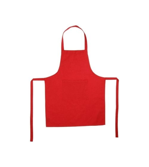 Delantal de Algodón 60x80 cm con Bolsillo, Útil para Cocina-1