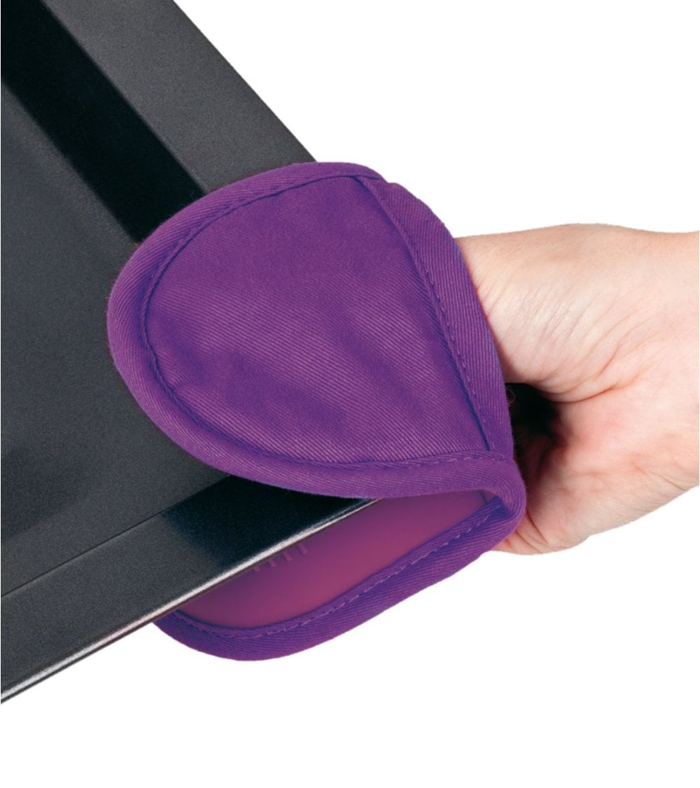 Guante de Cocina, Fabricado en Textil-Silicona, de 19.5cm - Resistente al Calor-1
